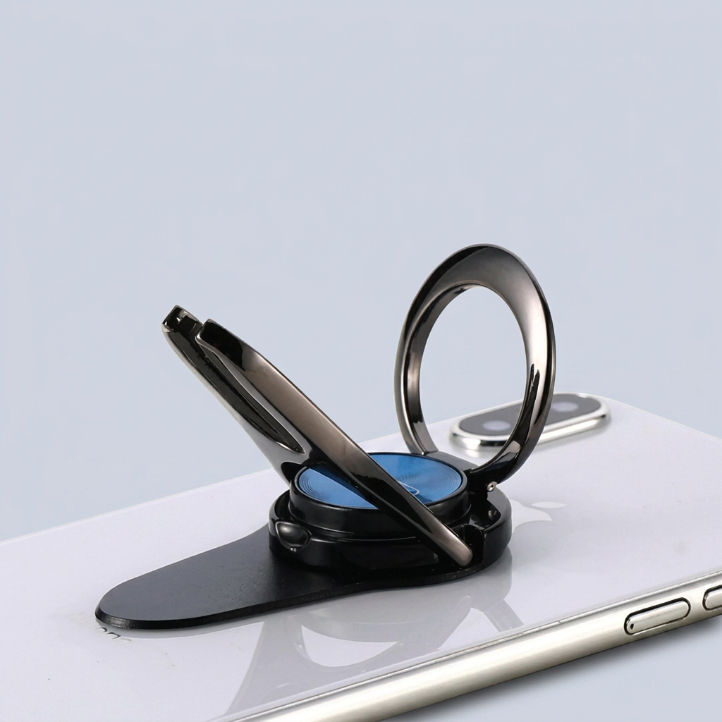 Remax RL-BK01 Car Vent Phone Ring Stand - Blue product photo