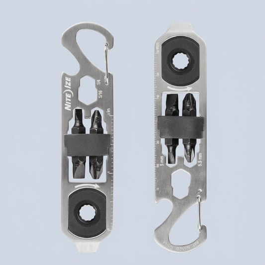 Niteize DoohicKey Ratchet Key Tool - Keychain Multitool with Carabiner Clip product photo