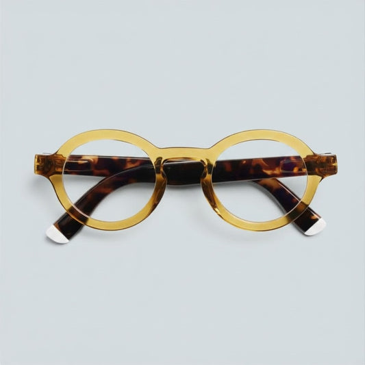 Barner Glasses Charles Glossy Blue light - Ecru Olive Combi product photo