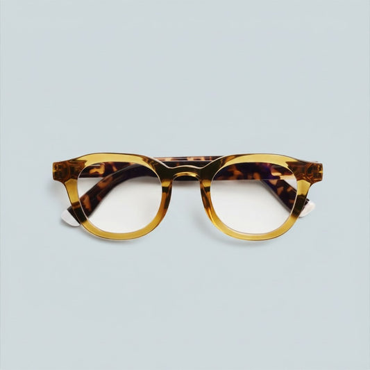 Barner Glasses Charles Glossy Blue light - Ecru Olive Combi product photo
