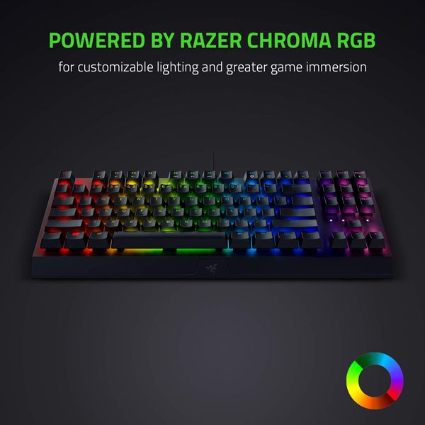 Razer BlackWidow V3 Tenkeyless Mechanical Keyboard(Black) - Yellow Switch by – Price in Kuwait