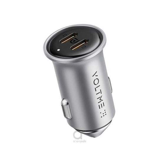 Voltme Cazo 30 CC Car Charger 30W Silver Grey