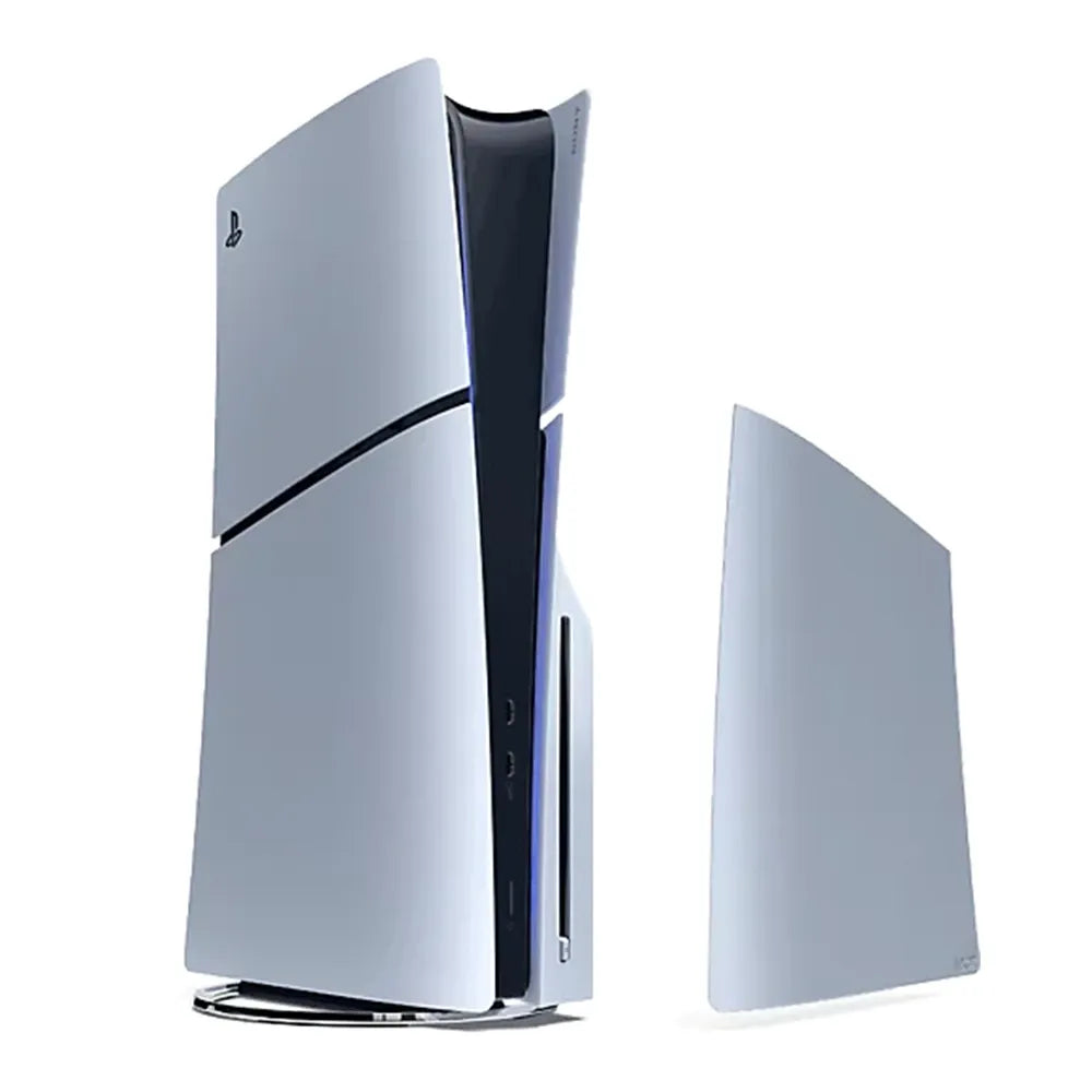 Faceplate for Sony Playstation 5 Slim Disk Edition - Sterling Silver