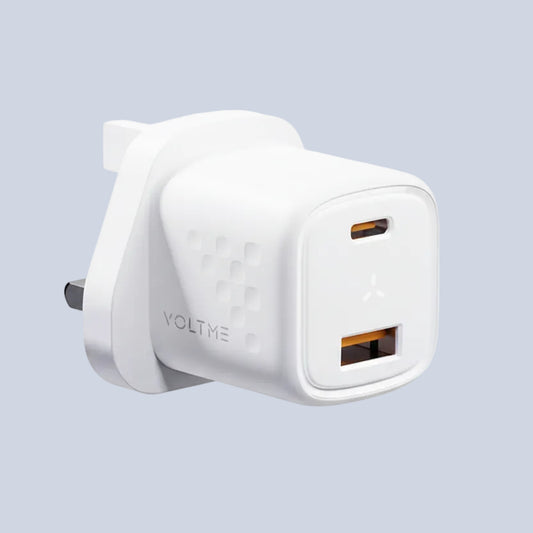 Voltme Revo 30 Duo CA Wall Charger 30W White